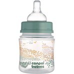 Canpol bebés Biberón anticólicos EasyStart MOUNTAIS MOUNTAIS verde 120 ml