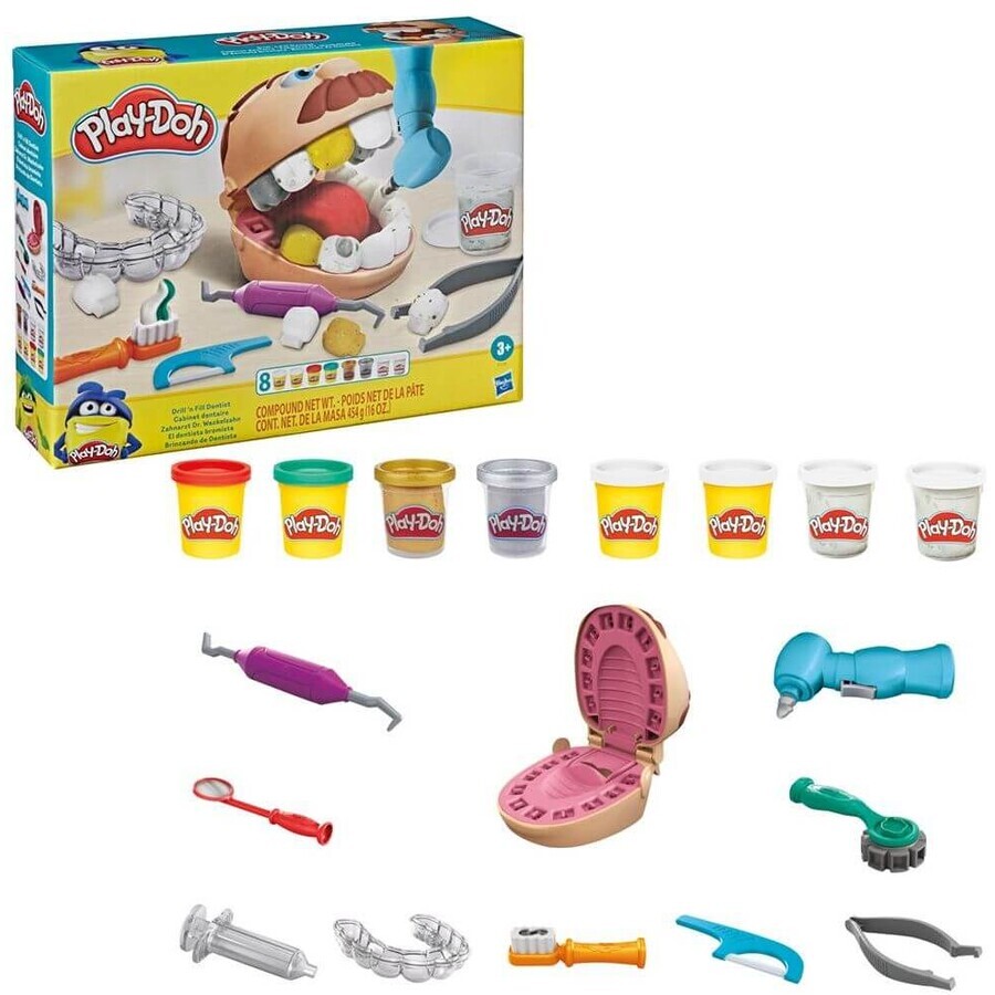 Hasbro Play-Doh Drill 'n Fill Zahnarzt