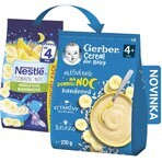 Gerber Latte Cereali Avena Porridge Banana Buonanotte 9 x 230 g