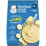 Gerber Latte Cereali Avena Porridge Banana Buonanotte 9 x 230 g