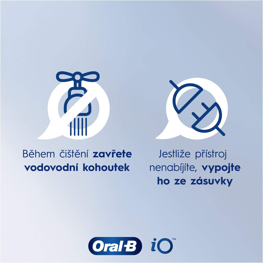 Oral-B iO 3 Dual Pack periuțe de dinți electrice negru și albastru 2 buc