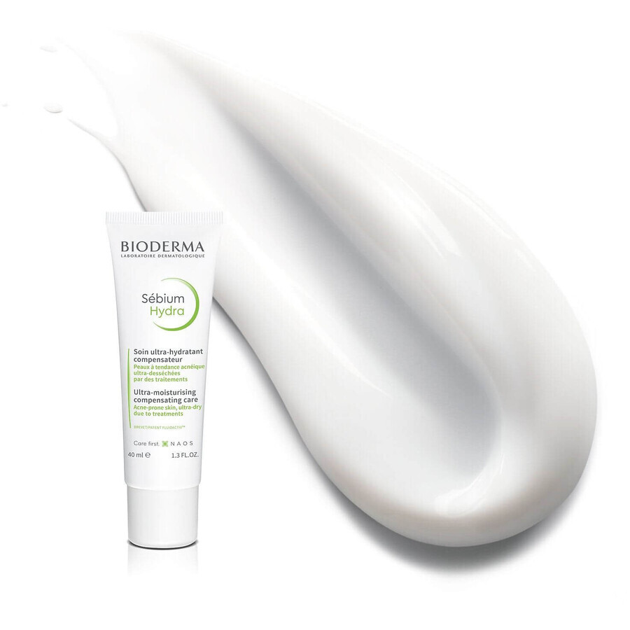 Bioderma Sébium Hydra vochtinbrengende crème voor acne 40 ml