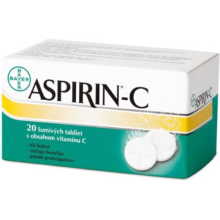 Aspirine ®-C, 20 comprimés effervescents