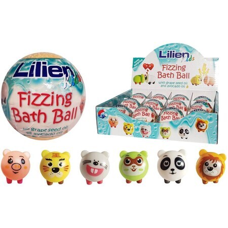 Lilien Kids Glimmende badballen met verrassing 140 g