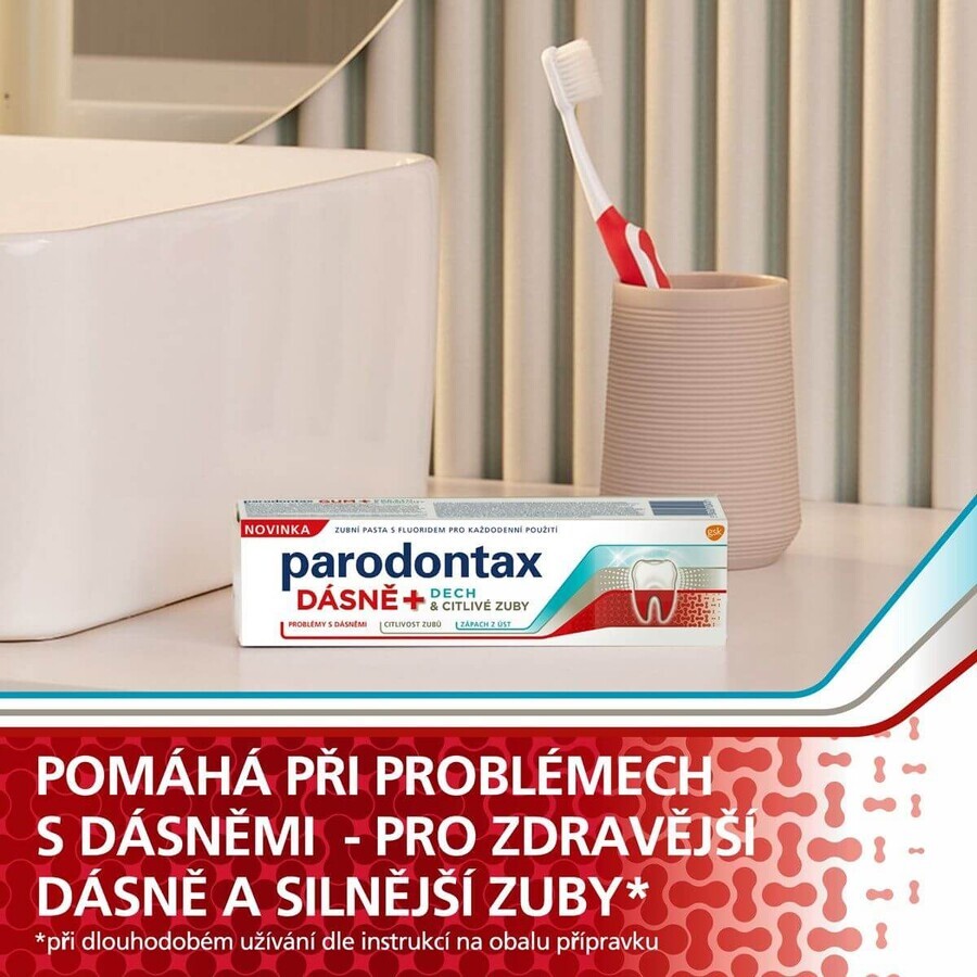 Parodontax Zahnpasta für Zahnfleisch + Atem und Empfindlichkeit 2 x 75 ml