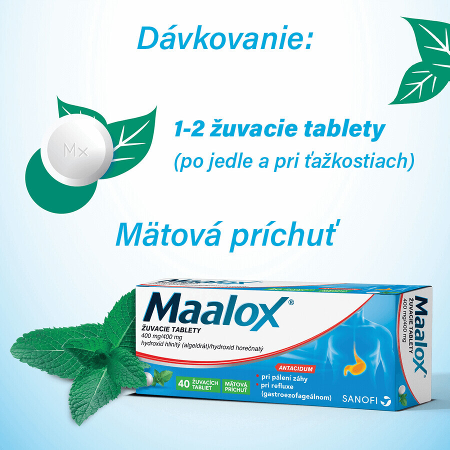 Maalox Kautabletten 40 Stück