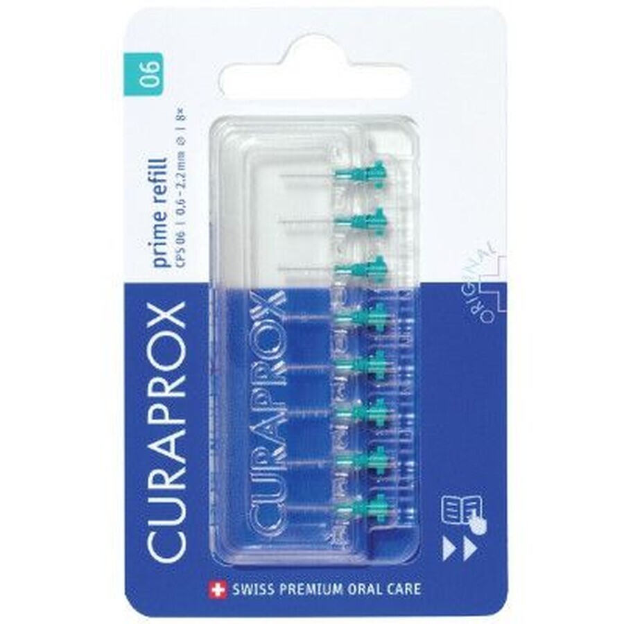 Perii interdentare Curaprox Prime Refill, dimensiune. 06, 8 buc