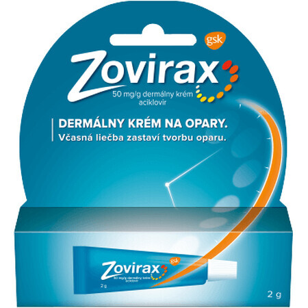 Zovirax dermal cream for the treatment of cold sores 2 g