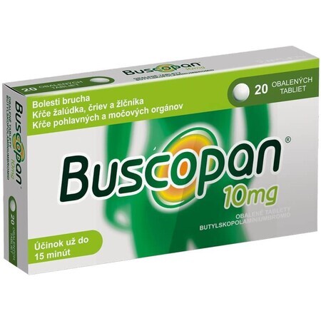 Buscopan 10mg 20 tablets