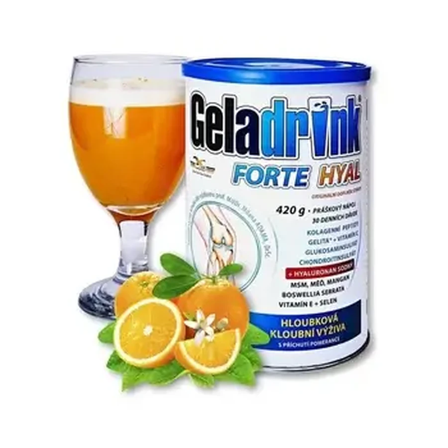 Geladrink Forte Hyal băutură pulbere portocalie 420 g