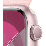 Apple Watch Series 9 GPS Carcasa de aluminio de 45 mm con correa deportiva, rosa