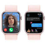 Apple Watch Series 9 GPS Carcasa de aluminio de 45 mm con correa deportiva, rosa