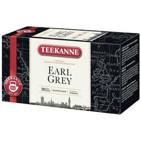 Teekanne Earl Grey zwarte theezakjes 20 x 1,65 g