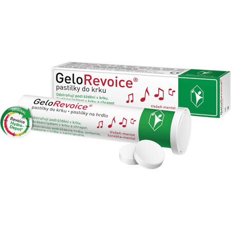 GeloRevoice throat lozenges cherry menthol 20 pieces