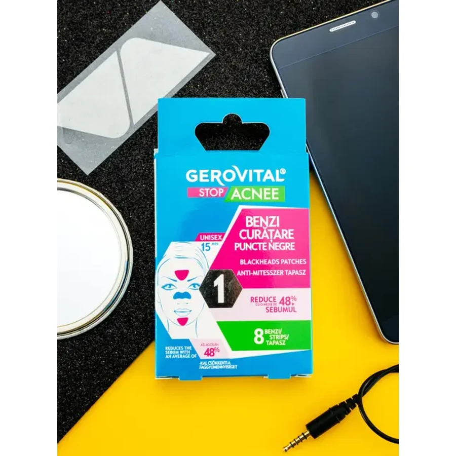 Gerovital Patches gegen Mitesser, 8 St., Farmec