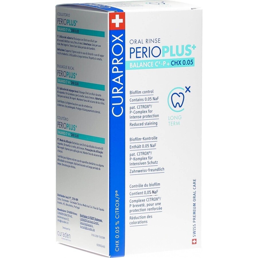 Curaprox Perio Plus Balance CHX 0,05% 200 ml