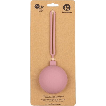 Petite&Mars Rosa polverosa 0m+ guanto di sugo in silicone