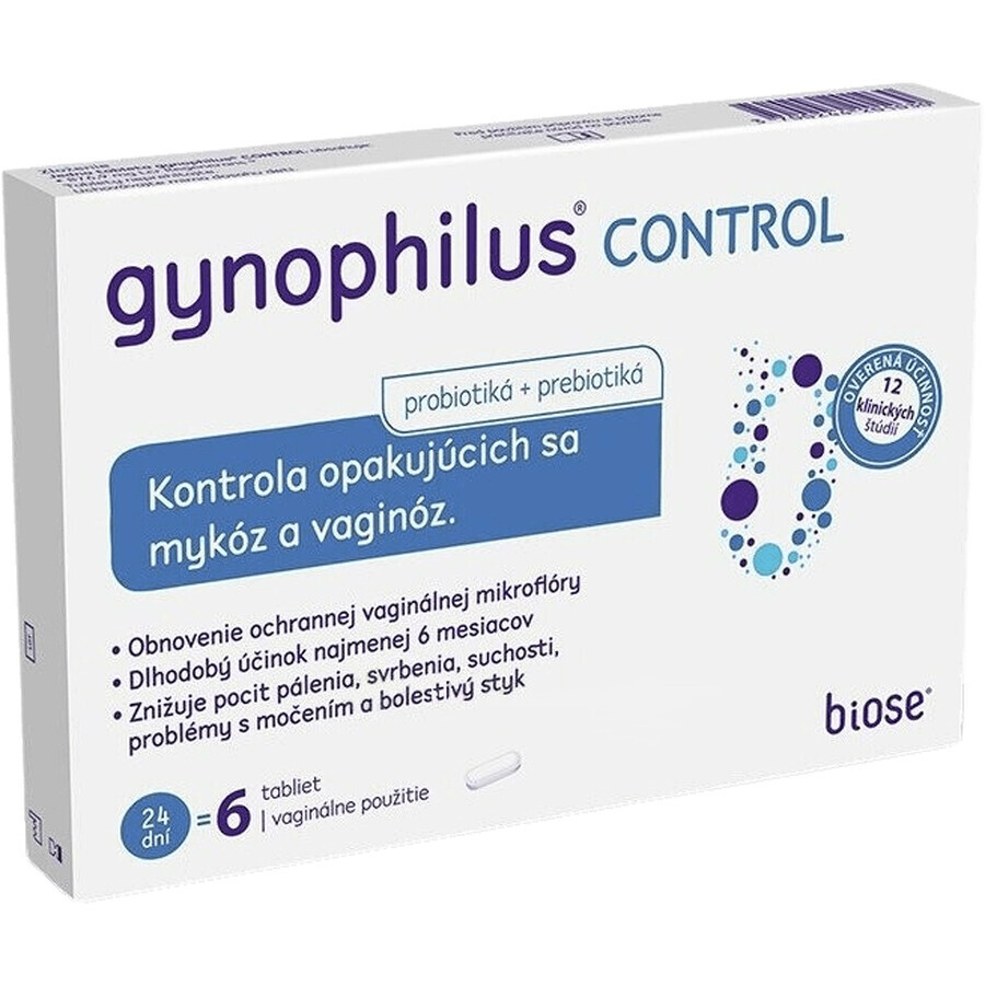 Gynophilus CONTROL Vaginaltabletten 6 Stück