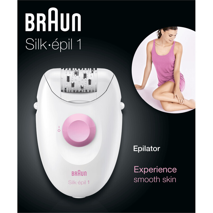 Braun Epilierer Silk-épil 1-170 Rosa