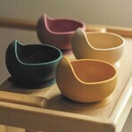 Petite&Mars Silicone bowl with suction cup TAKE&MATCH Intense ochre 6m+ 350 ml