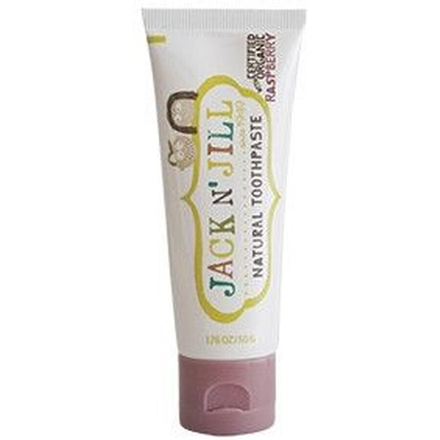 Jack N' Jill Dentifricio naturale per bambini al gusto di lampone 50 g