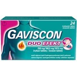 Gaviscon Duo Effect chewable tablets 24 pcs