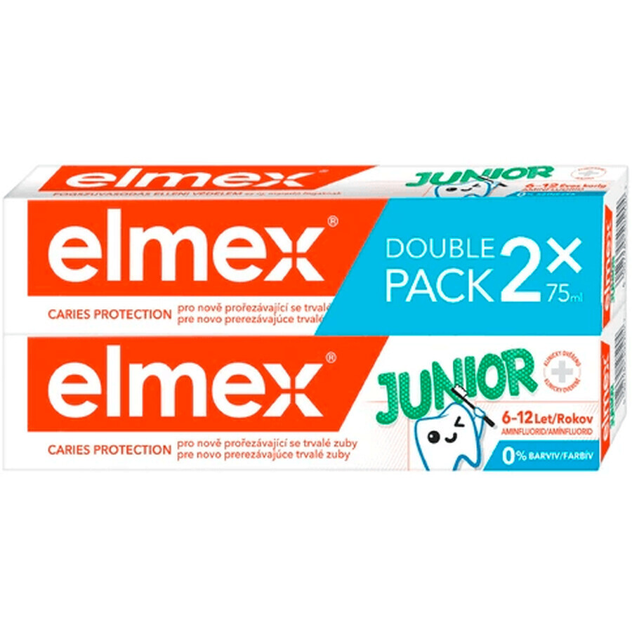 Elmex Children's Toothpaste Junior Duopack 2 x 75 ml