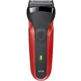 Braun Series 3 300 Rasierer, rot