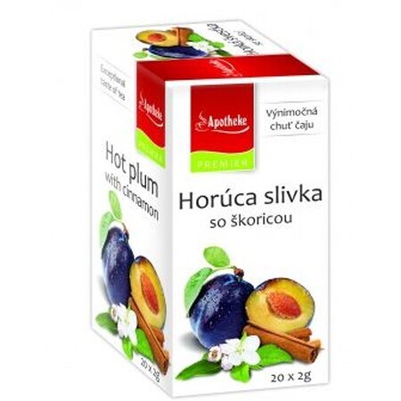 Apotheke Premium Selection Tea Hot Plum cu scorțișoară 20 x 2 g