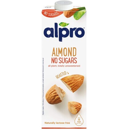 Alpro bebida de almendras sin azúcar 1 litro