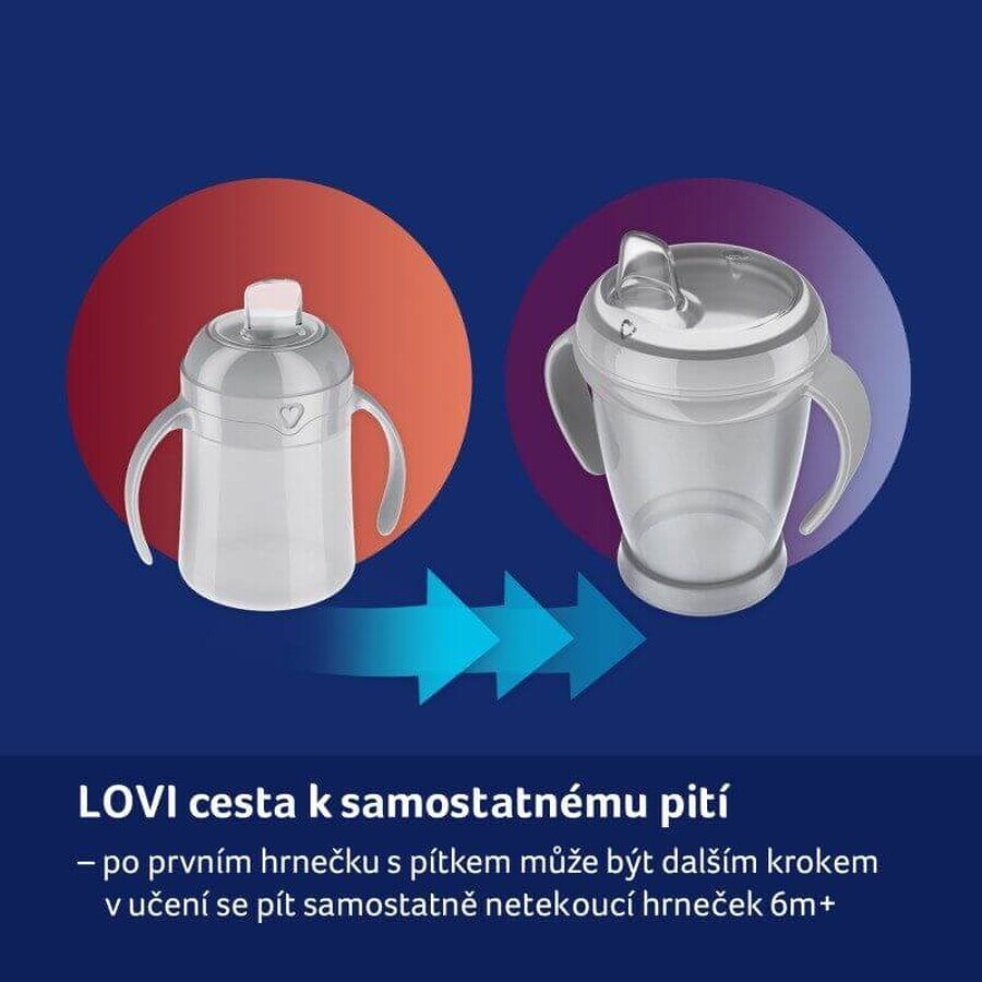 LOVI First Bicchiere a bocca blu 150 ml