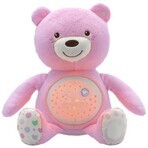 Chicco Teddybär Wiegenlied mit Overhead-Projektor und Musik Baby Bear First Dreams - rosa 0m+