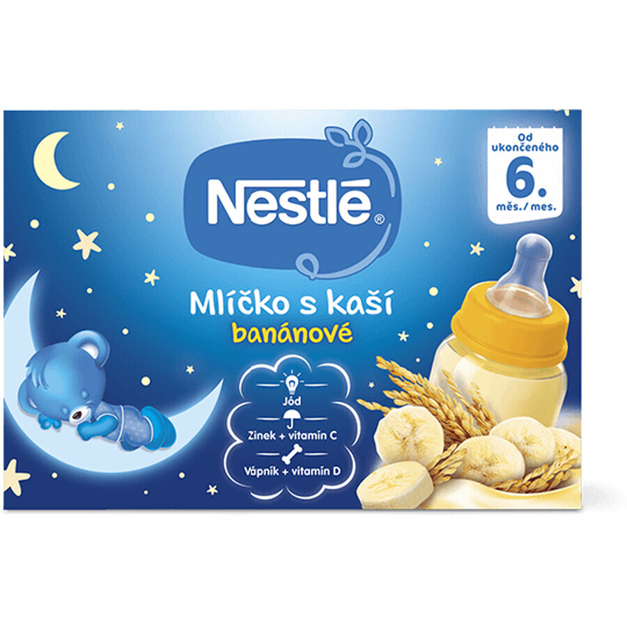 Nestlé Milch mit pürierter Banane 6 Monate 2 x 200 ml