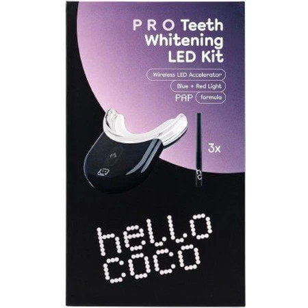 kit de blanqueamiento dental hello coco (kit de blanqueamiento dental LED PAP+ Pro)