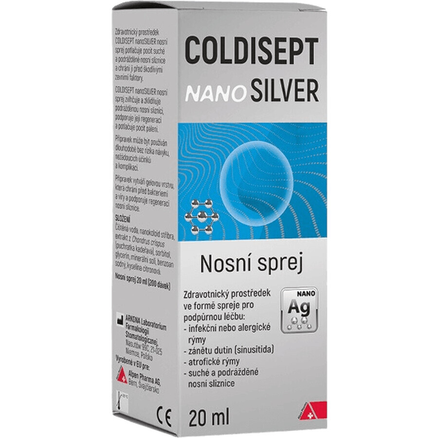 Coldisept Nanosilver Nasal Spray 20 ml