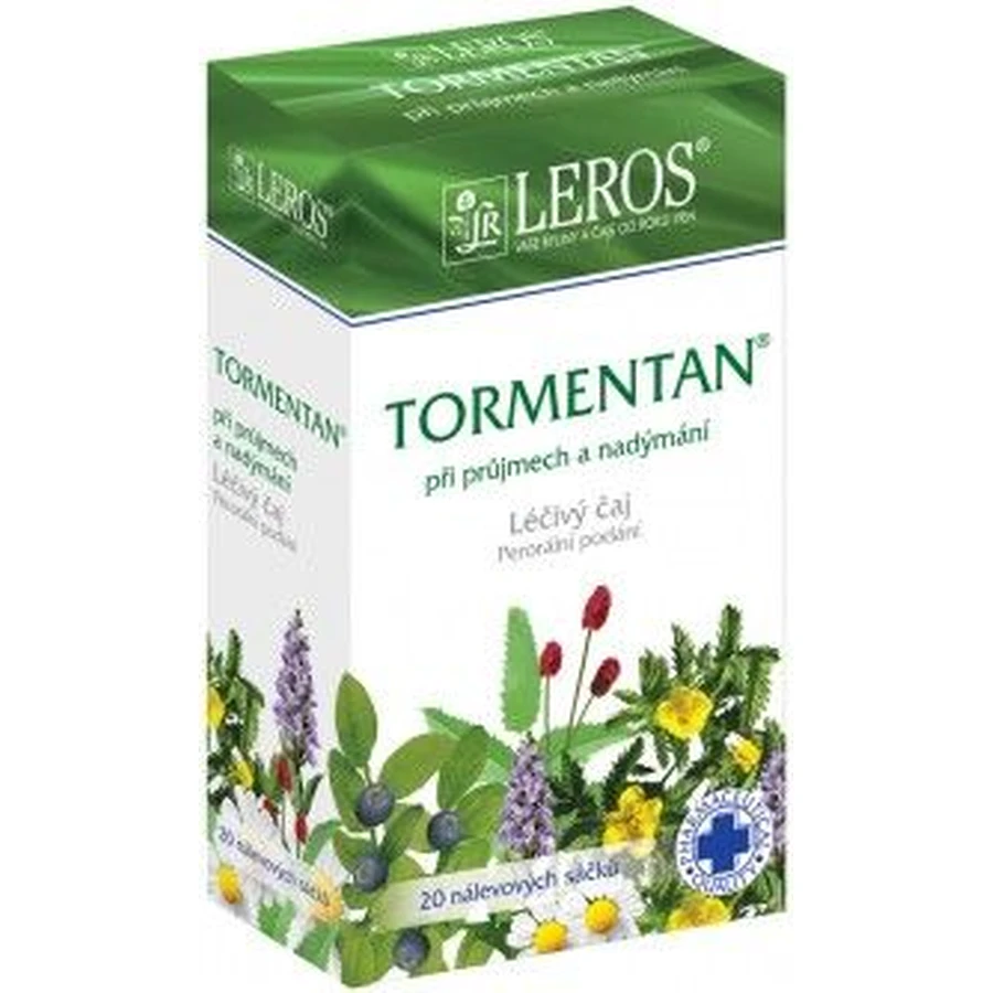 Leros TORMENTAN for diarrhea and bloating medicinal tea, 20 x 1.5 g