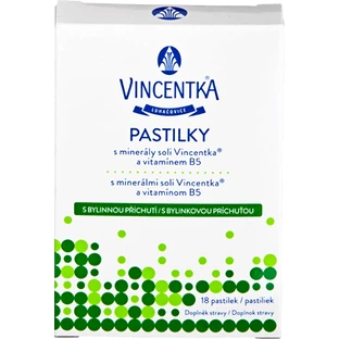 Pastylki ziołowe Vincentka 18 sztuk