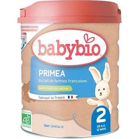 Babybio Primea 2 Fortsetzung Bio-Babymilch 800 g