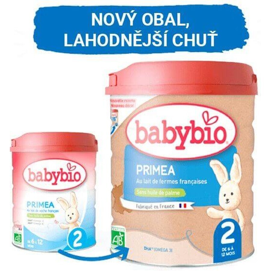 Babybio Primea 2 Fortsetzung Bio-Babymilch 800 g