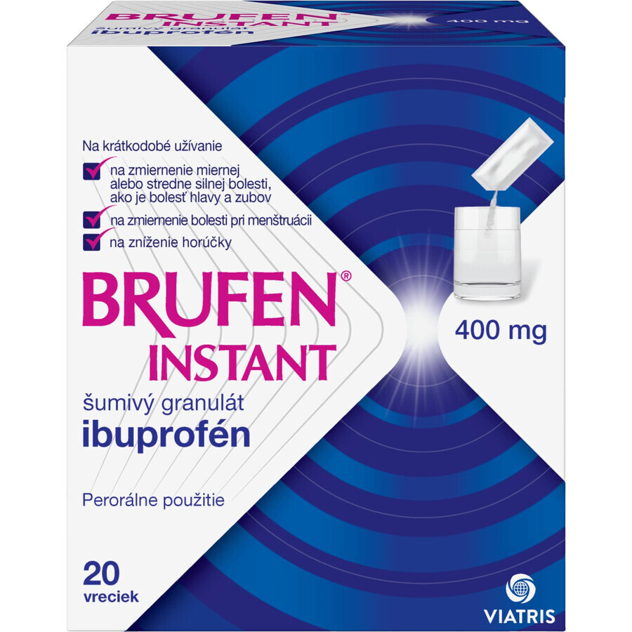 Brufen Instant 400 mg Brausegranulat 20 Stück