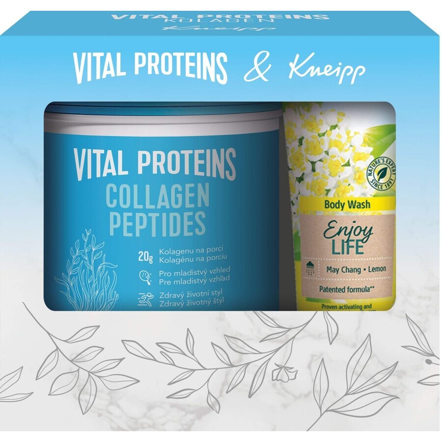 Geschenkpaket Vital Proteins Collagen Peptide 567g + Kneipp Duschgel 200ml