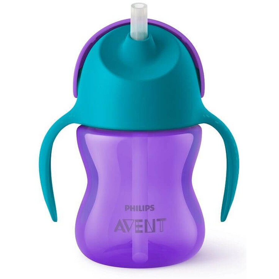 Philips Avent Strohhalmbecher ab 9 Monaten mit Henkel Mädchen 200 ml