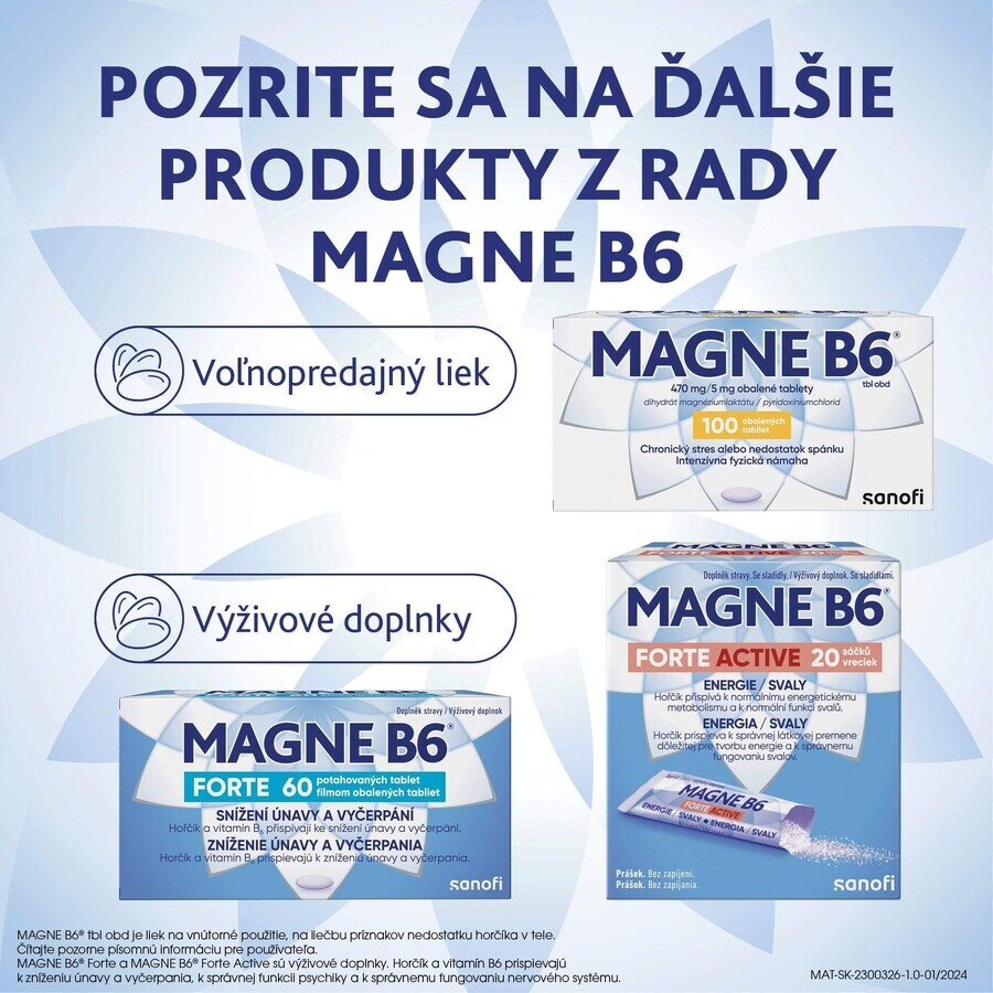 Magne B6 470 mg/5 mg 60 tablets