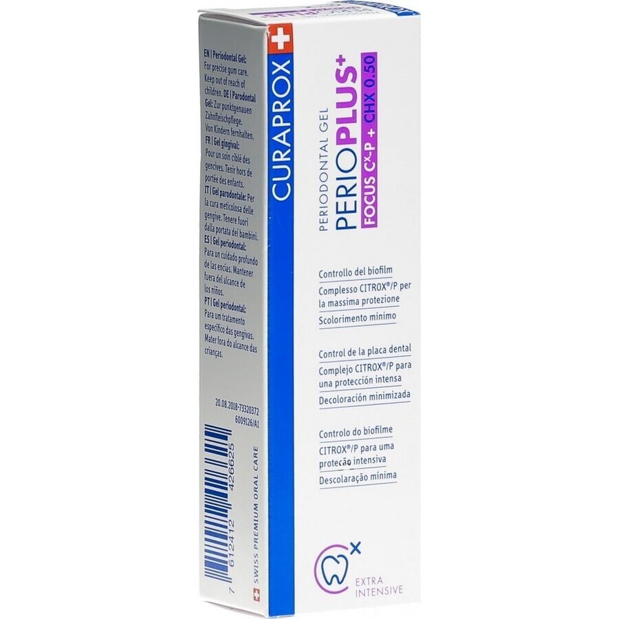 Curaprox Perio Plus Focus CHX 0.50% Dental Gel 10 ml