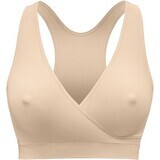 Maternity and nursing night bra Medela Keep Cool, beige L