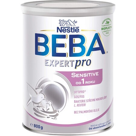 Nestlé Beba EXPERTpro Sensitive, formulă de lapte pentru copii mici, de la vârsta de 1 an, 800 g