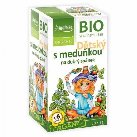 Apotheke Ceai de fructe pentru copii cu miere de albine BIO