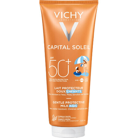 Vichy Capital Soleil Kinderschutzlotion SPF 50 für Gesicht und Körper 300 ml