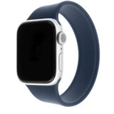 Elastisches Silikonband Silikonband für Apple Watch 42/44/45mm blau Größe L