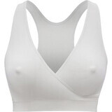 Maternity and nursing night bra Medela Keep Cool, white L